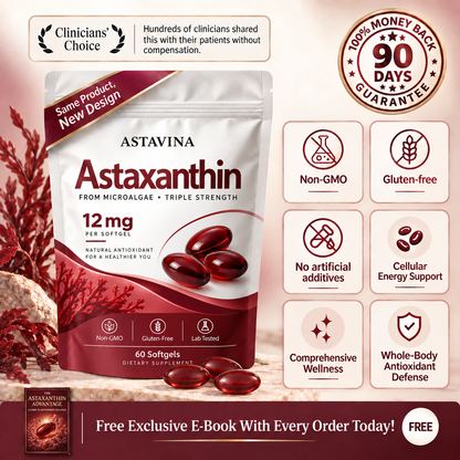 Astavina Astaxanthin 12mg Softgels